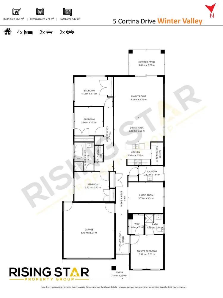 Floorplan of Homely house listing, 5 Cortina Drive, Winter Valley VIC 3358