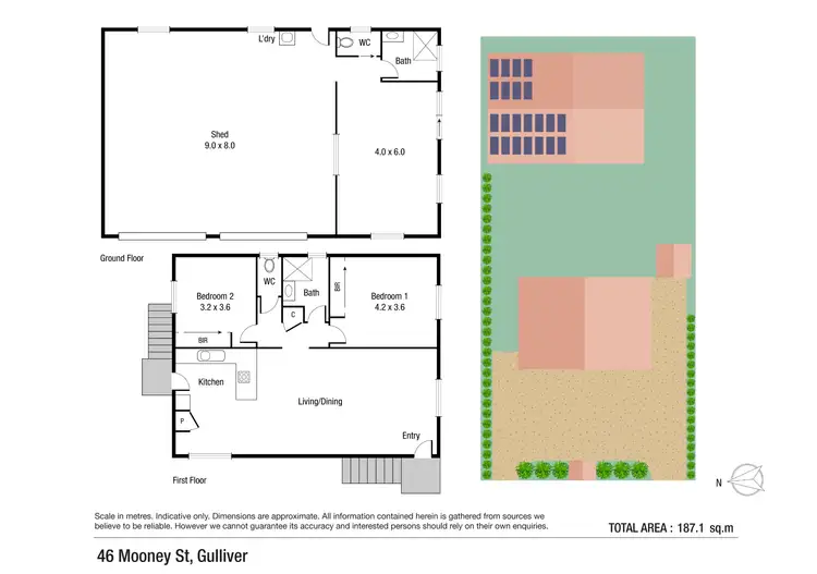 Floorplan of Homely house listing, 46 Mooney Street, Gulliver QLD 4812