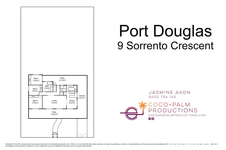 Floorplan of Homely house listing, 9 Sorrento Crescent, Port Douglas QLD 4877