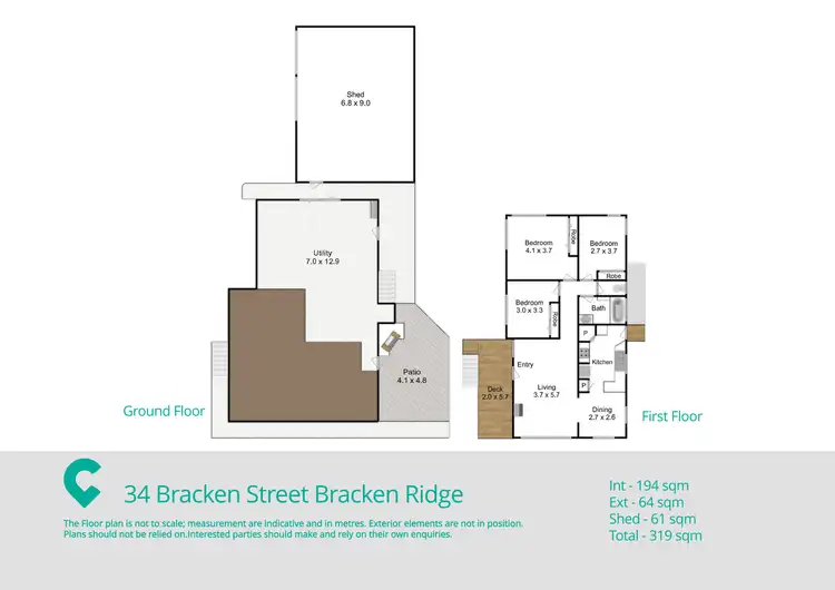 Floorplan of Homely house listing, 34 Bracken Street, Bracken Ridge QLD 4017