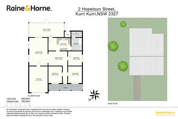 Floorplan of Homely house listing, 2 Hopetoun Street, Kurri Kurri NSW 2327