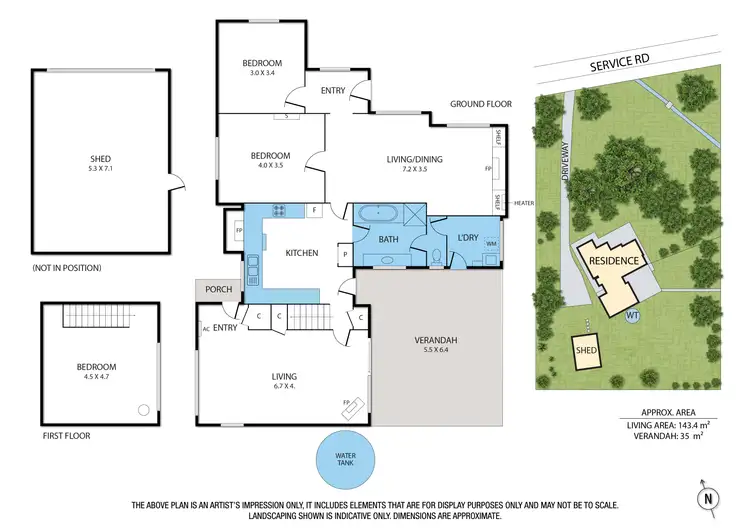 Floorplan of Homely house listing, 1805 Mount Macedon Road, Woodend VIC 3442