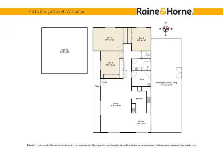 Floorplan of Homely house listing, 461A Bridge Street, Wilsonton QLD 4350
