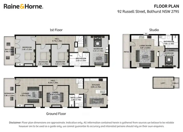 Floorplan of Homely house listing, 92 Russell Street, Bathurst NSW 2795
