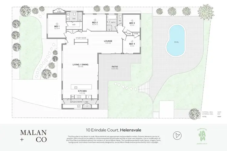 Floorplan of Homely house listing, 10 Erindale Court, Helensvale QLD 4212