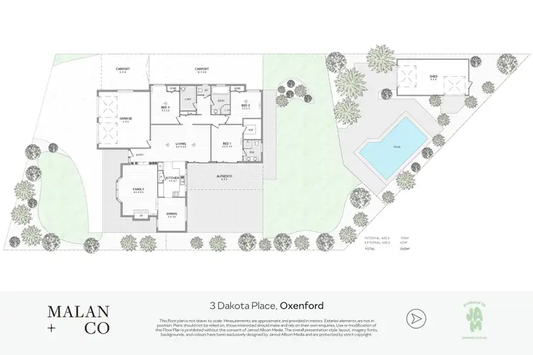 Floorplan of Homely house listing, 3 Dakota Place, Oxenford QLD 4210