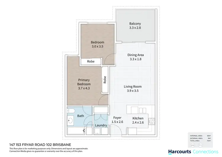 Floorplan of Homely unit listing, 102/155-163 Fryar Road, Eagleby QLD 4207