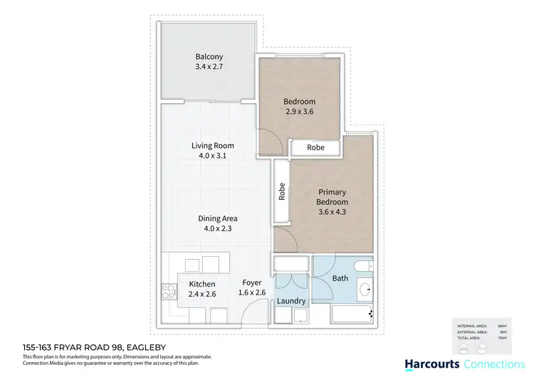 Floorplan of Homely unit listing, 98/155-163 Fryar Road, Eagleby QLD 4207