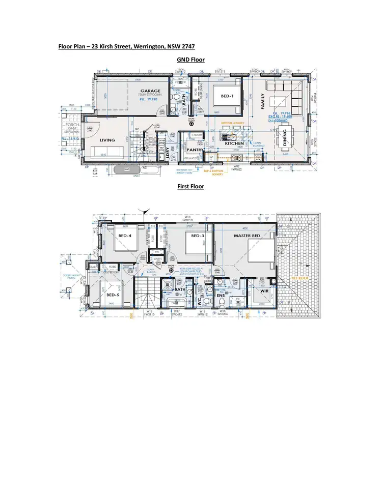 Floorplan of Homely house listing, 23 Kirsh Street, Werrington NSW 2747