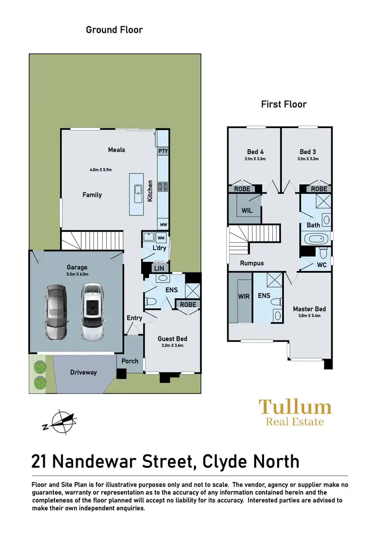 Floorplan of Homely house listing, 21 Nandewar Street, Clyde North VIC 3978