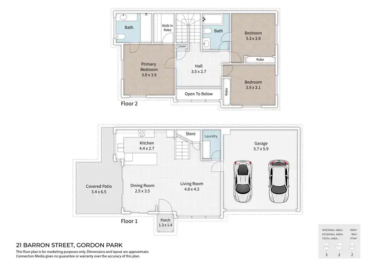 Floorplan of Homely house listing, 21 Barron Street, Gordon Park QLD 4031