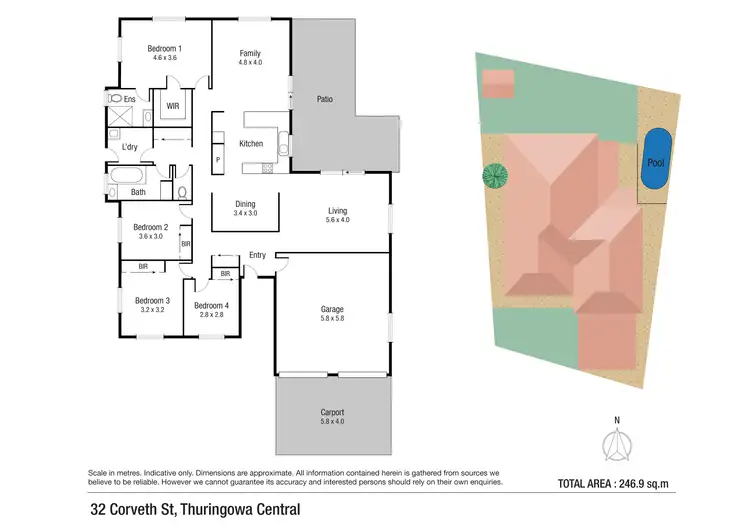 Floorplan of Homely house listing, 32 Corveth Street, Kirwan QLD 4817