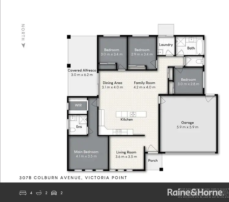 Floorplan of Homely house listing, 2/307 Colburn Avenue, Victoria Point QLD 4165