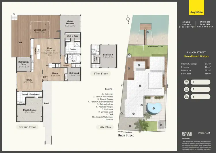 Floorplan of Homely house listing, 6 Huon Street, Broadbeach Waters QLD 4218