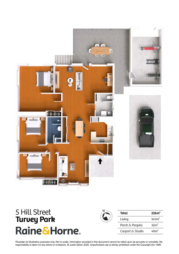 Floorplan of Homely house listing, 5 Hill Street, Turvey Park NSW 2650