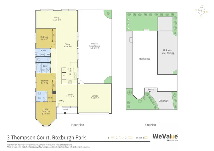 Floorplan of Homely house listing, 3 Thompson Crescent, Roxburgh Park VIC 3064