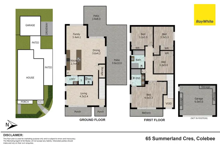 Floorplan of Homely house listing, 65 Summerland Crescent, Colebee NSW 2761