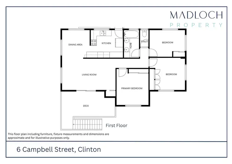 Floorplan of Homely house listing, 6 Campbell Street, Clinton QLD 4680