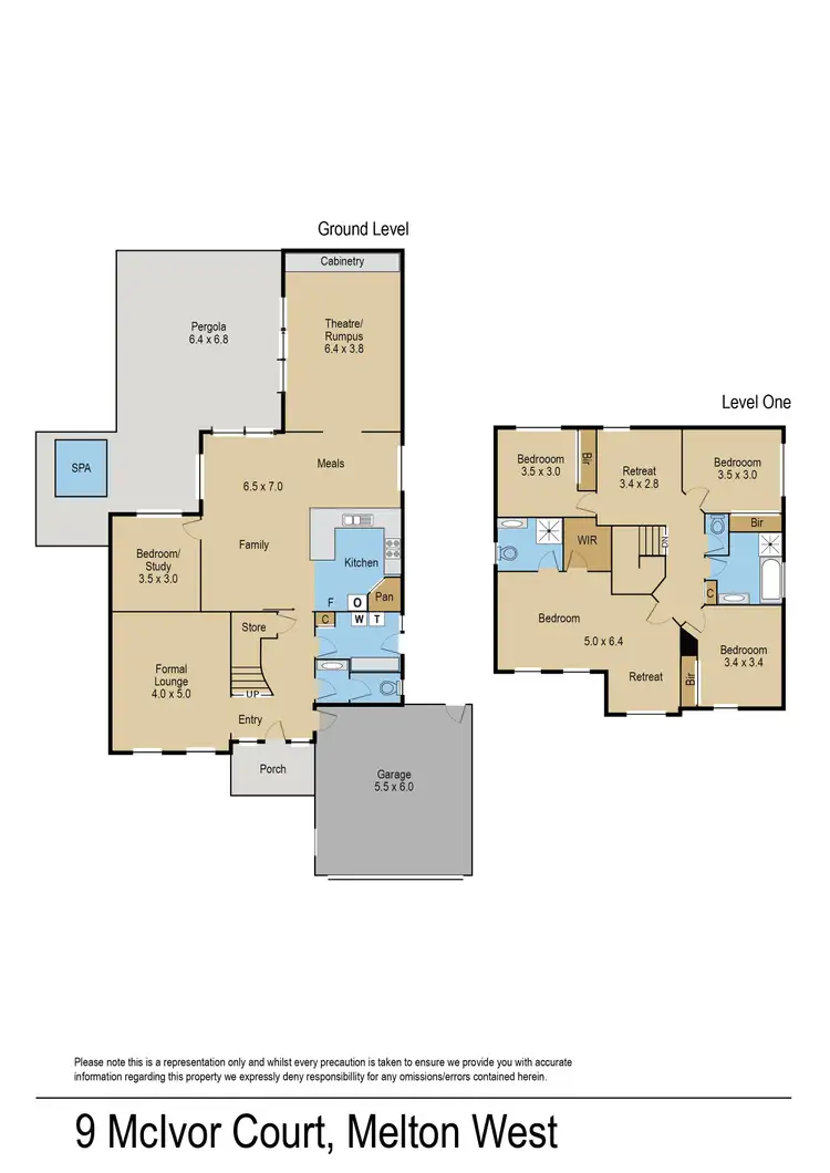 Floorplan of Homely house listing, 9 McIvor Court, Melton West VIC 3337