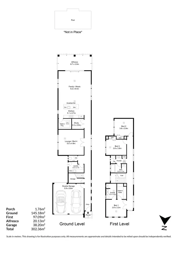 Floorplan of Homely house listing, 1 Hill Street, Henley Beach SA 5022
