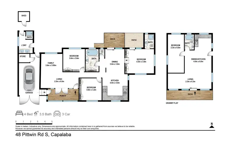 Floorplan of Homely house listing, 48 Pittwin Road South, Capalaba QLD 4157