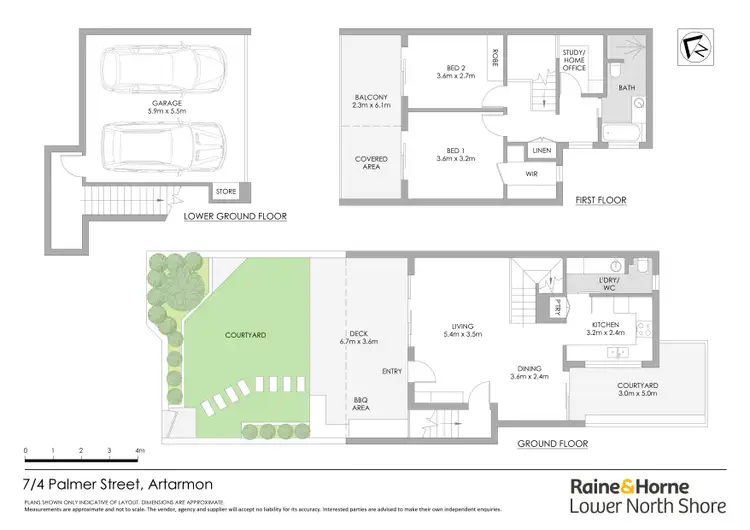 Floorplan of Homely townhouse listing, 7/4 Palmer Street, Artarmon NSW 2064