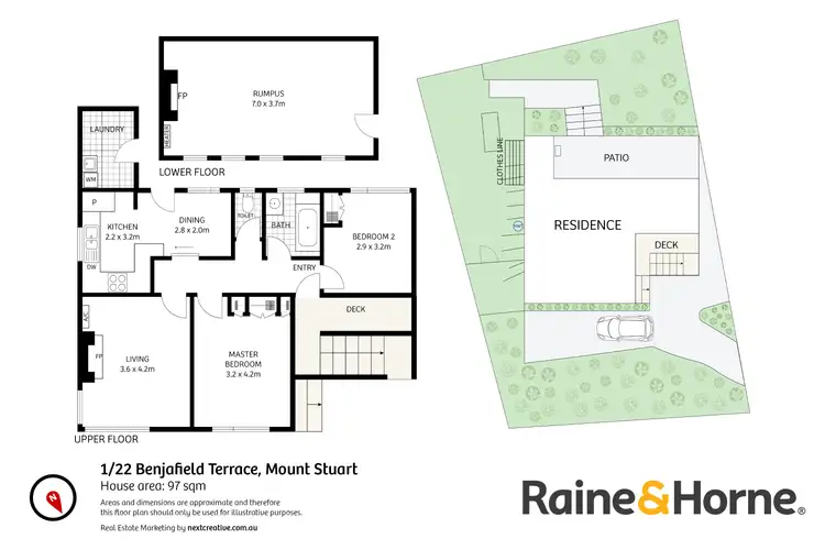 Floorplan of Homely house listing, 1/22 Benjafield Terrace, Mount Stuart TAS 7000