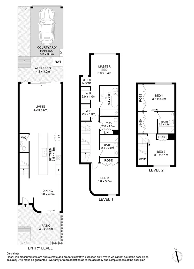 Floorplan of Homely house listing, 96 Metters Street, Erskineville NSW 2043
