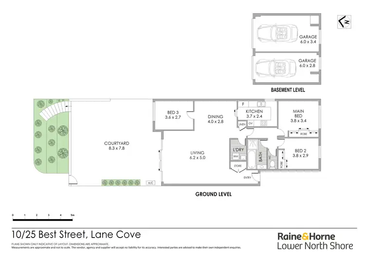 Floorplan of Homely apartment listing, 10/25 Best Street, Lane Cove NSW 2066