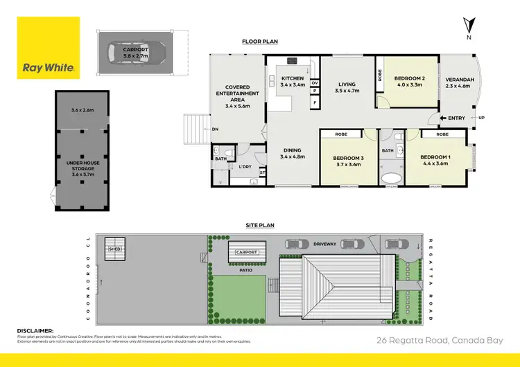 Floorplan of Homely house listing, 26 Regatta Road, Canada Bay NSW 2046