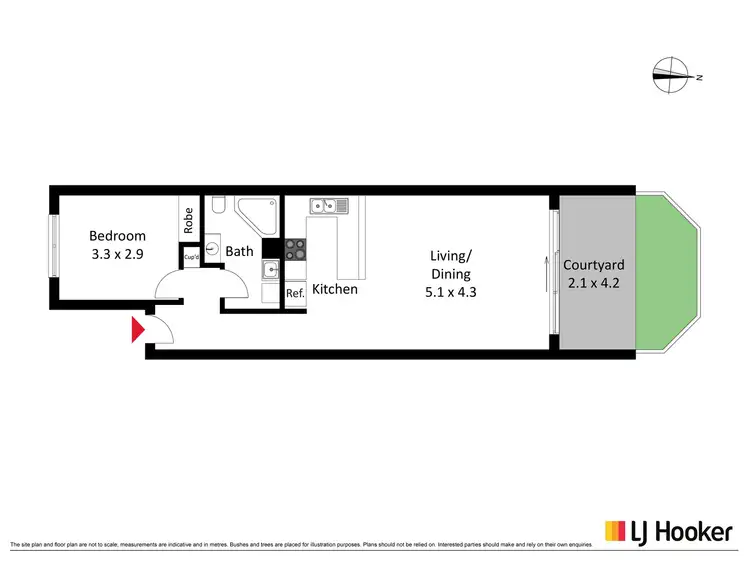 Floorplan of Homely unit listing, 10A/12 Albermarle Place, Phillip ACT 2606