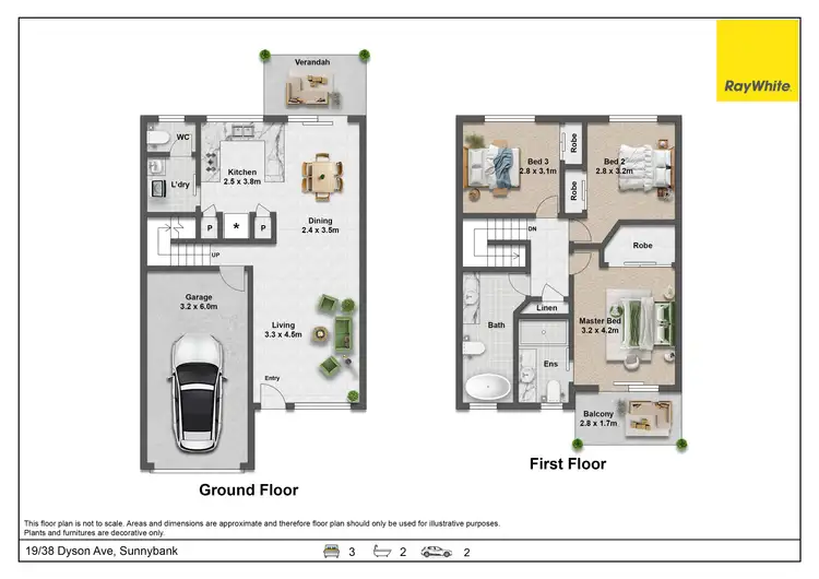 Floorplan of Homely townhouse listing, 19/38 Dyson Avenue, Sunnybank QLD 4109