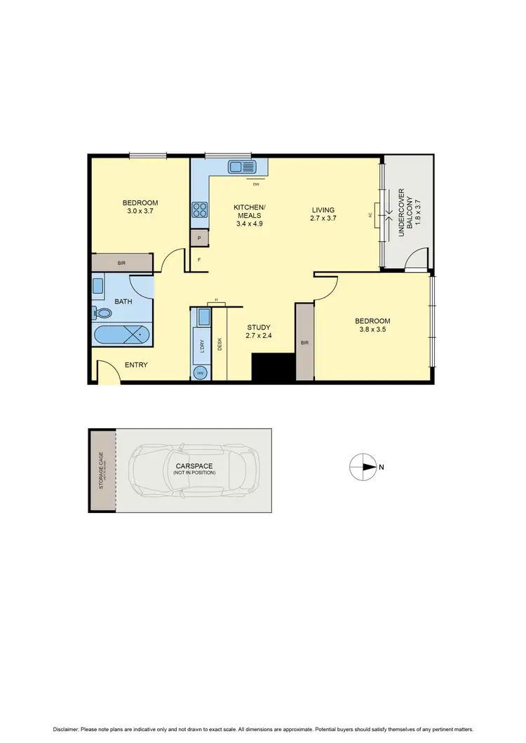 Floorplan of Homely apartment listing, 9/109 Flinders Street, Thornbury VIC 3071