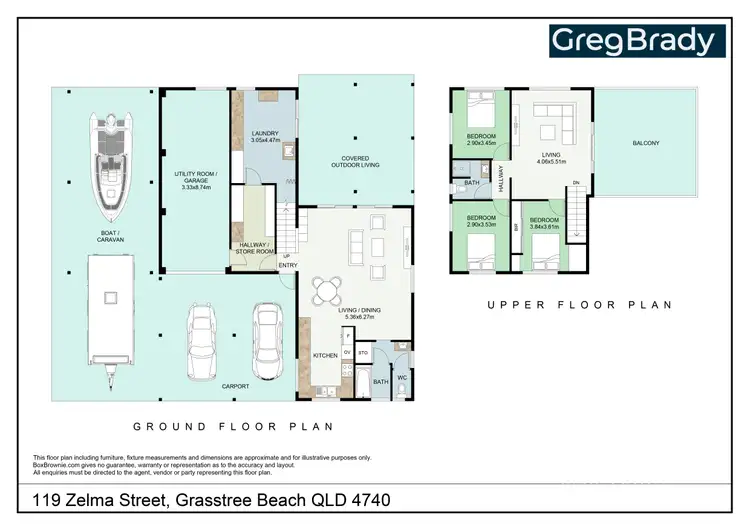 Floorplan of Homely house listing, 119 Zelma Street, Grasstree Beach QLD 4740