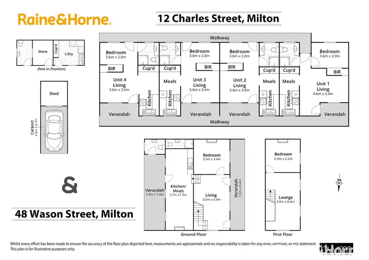 Floorplan of Homely house listing, 48-50 Wason Street, Milton NSW 2538