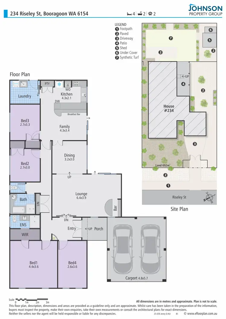 Floorplan of Homely house listing, 234 Riseley Street, Booragoon WA 6154