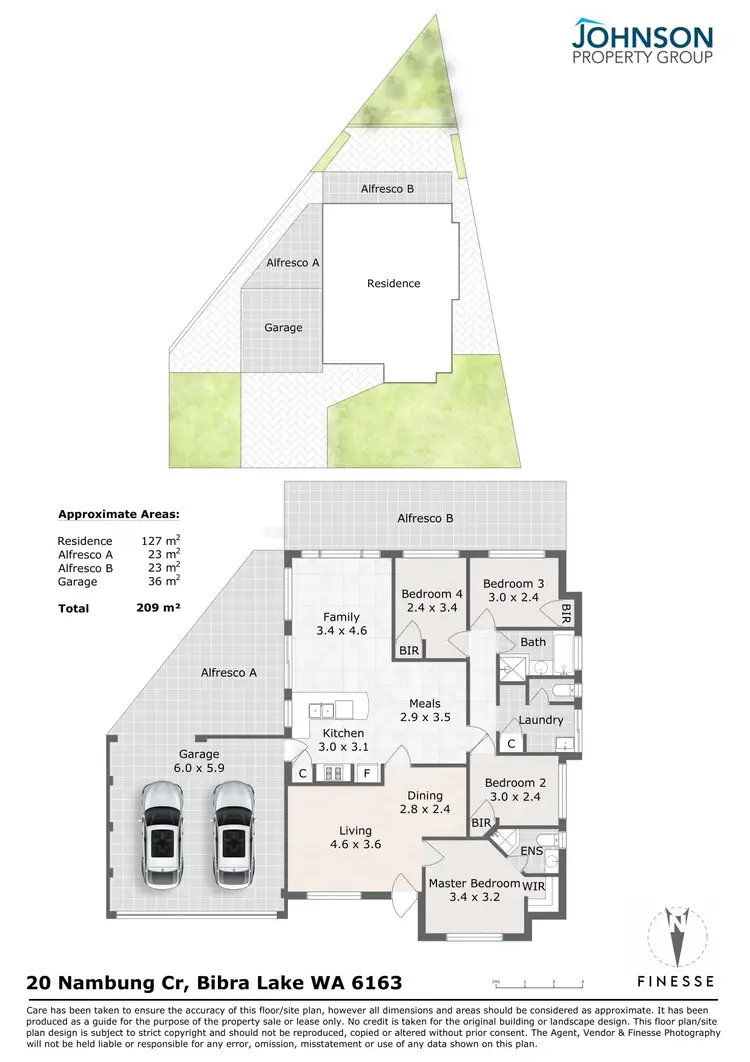 Floorplan of Homely house listing, 20 Nambung Crescent, Bibra Lake WA 6163