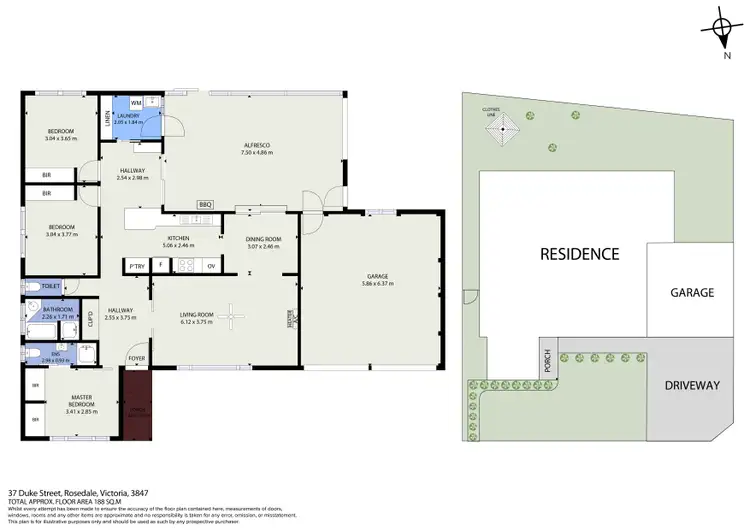 Floorplan of Homely house listing, 37 Duke Street, Rosedale VIC 3847