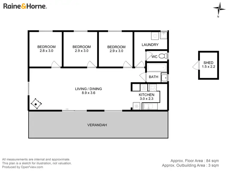 Floorplan of Homely house listing, 5 Olive Place, White Beach TAS 7184