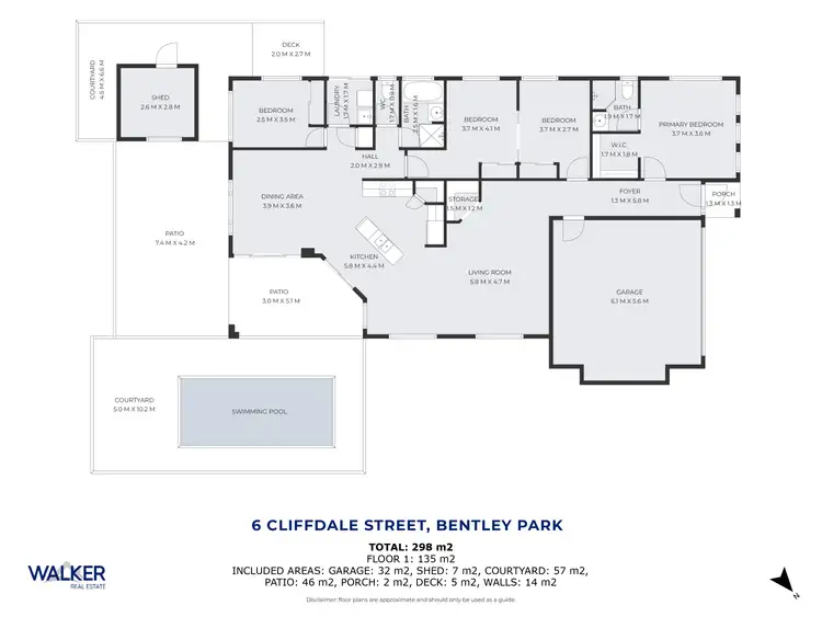 Floorplan of Homely house listing, 6 Cliffdale Street, Bentley Park QLD 4869