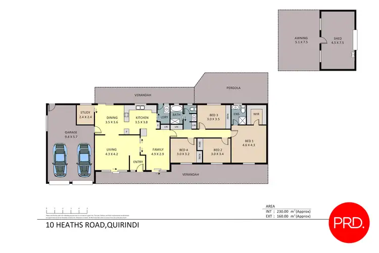 Floorplan of Homely house listing, 10 Heaths Road, Quirindi NSW 2343