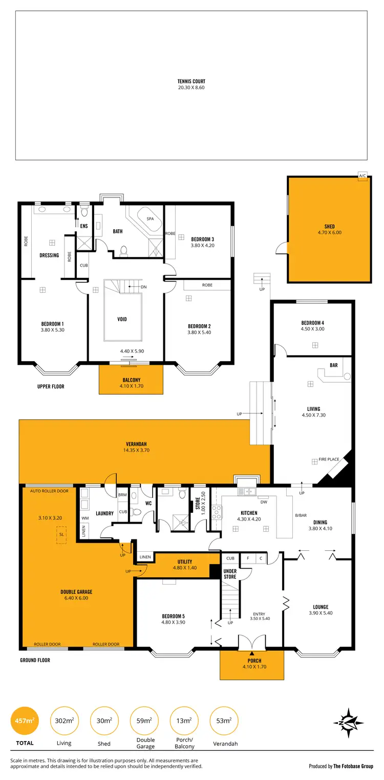 Floorplan of Homely house listing, 5 Giles Road, Rostrevor SA 5073