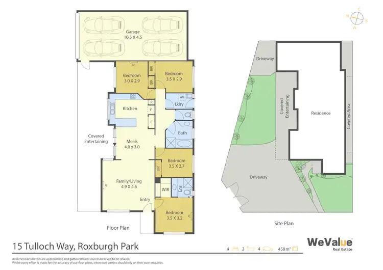 Floorplan of Homely house listing, 15 Tulloch Way, Roxburgh Park VIC 3064