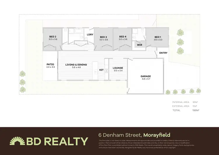 Floorplan of Homely house listing, 6 Denham Street, Morayfield QLD 4506