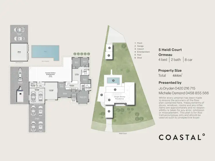 Floorplan of Homely house listing, 5 Heidi Court, Ormeau QLD 4208