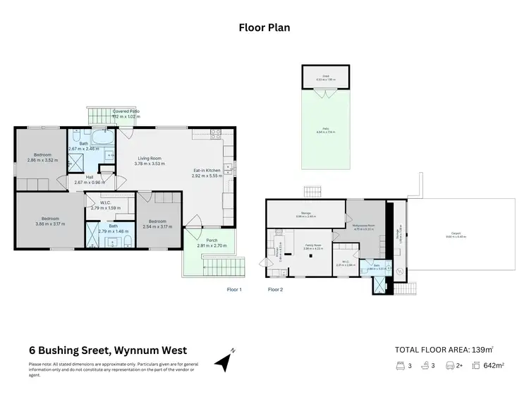 Floorplan of Homely house listing, 6 Bushing Street, Wynnum West QLD 4178
