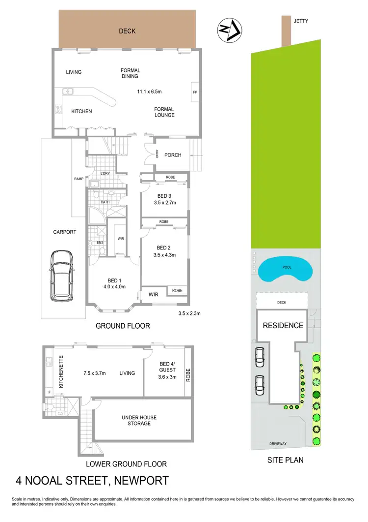Floorplan of Homely house listing, 4 Nooal Street, Newport NSW 2106