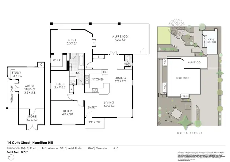Floorplan of Homely house listing, 14 Cutts Street, Hamilton Hill WA 6163