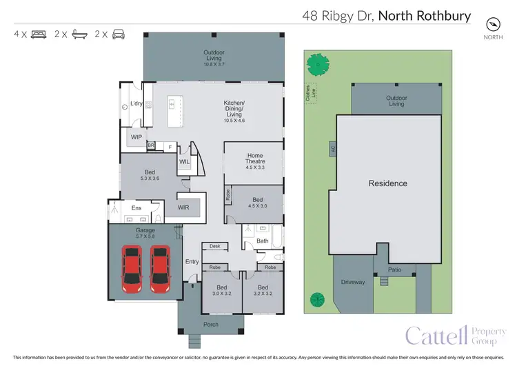 Floorplan of Homely house listing, 48 Rigby Drive, North Rothbury NSW 2335