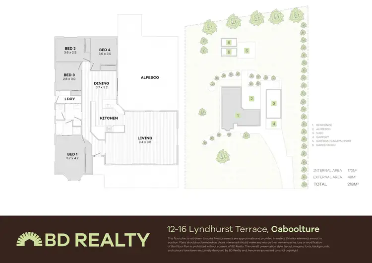 Floorplan of Homely house listing, 12-16 Lyndhurst Terrace, Caboolture QLD 4510